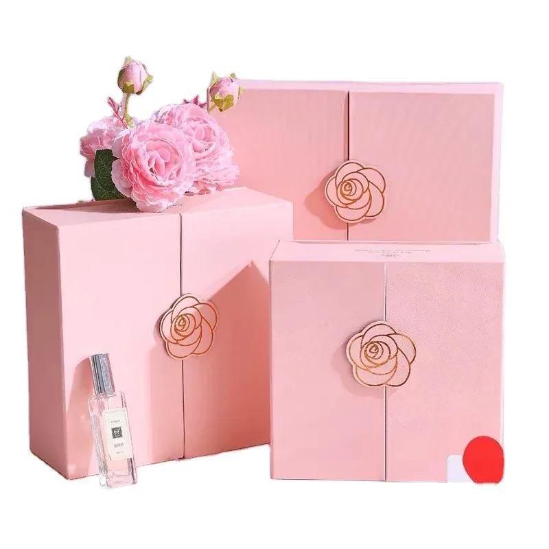 Custom Pink Double-Door Presentation Box