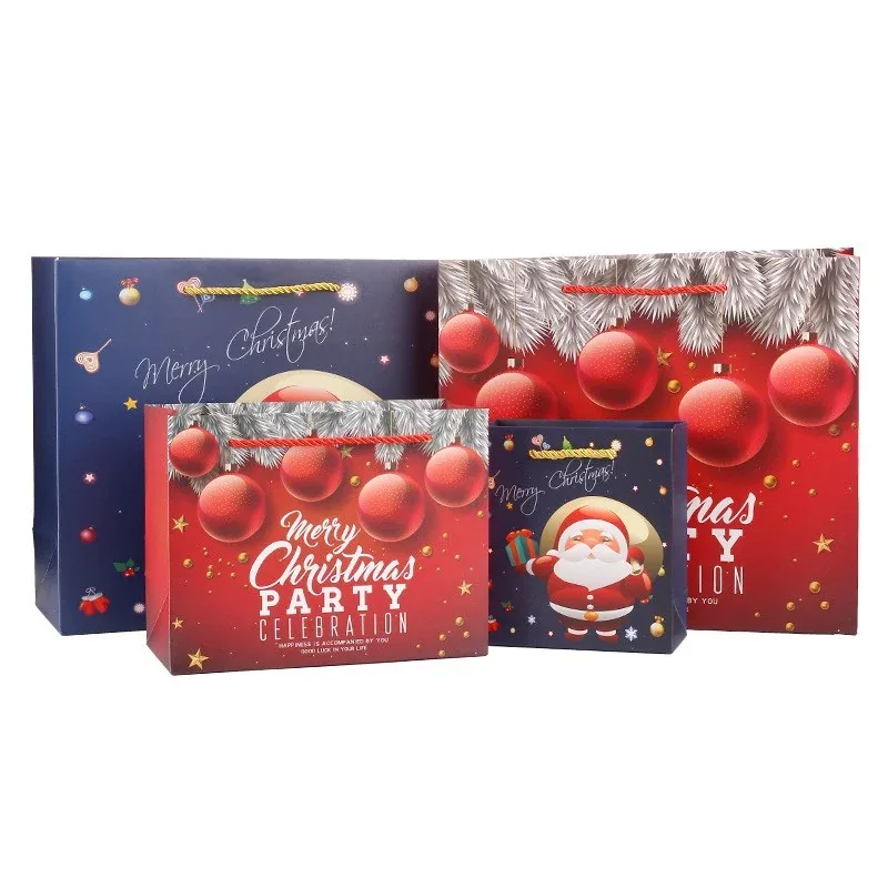 Custom Christmas Ornament Paper Gift Bags