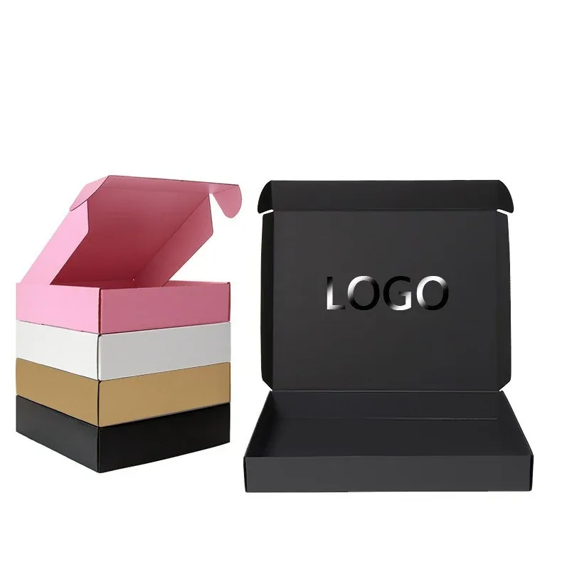 Custom Solid Color Mailer Box with Tuck-In Lid