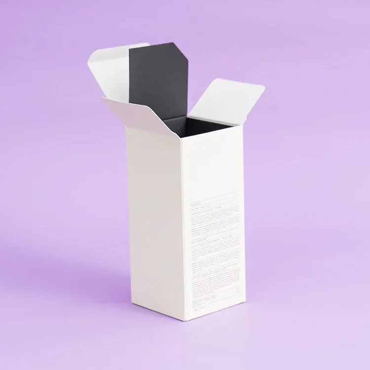 Custom White Tuck-End Retail Carton