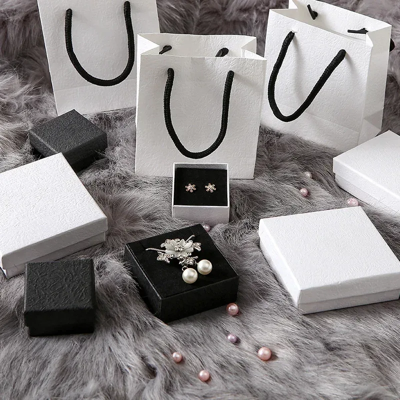 Custom Black and White Jewelry Box view 2