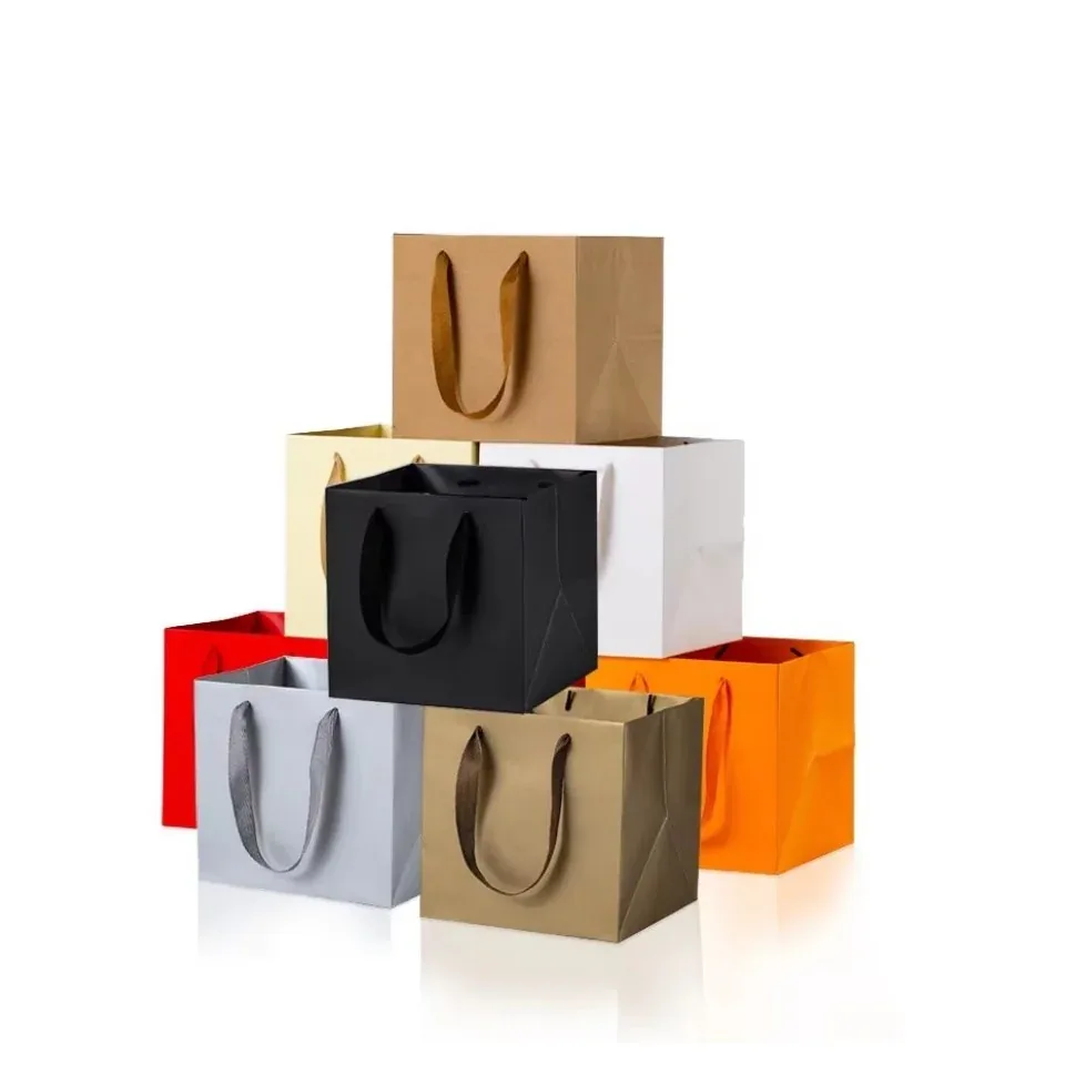 Custom Small Paper Gift Bag Color Collection