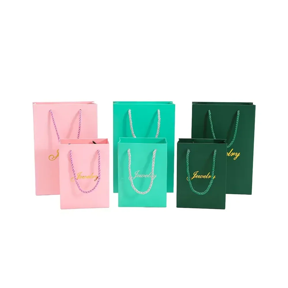 Custom Cord-Handle Art Paper Gift Bag