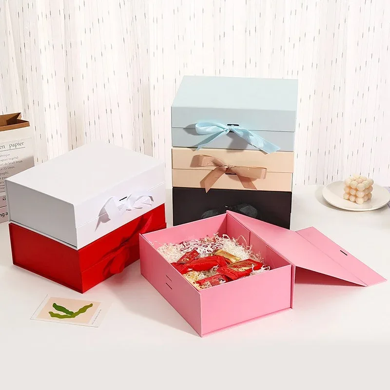 Custom Pink Lift-Off Lid Gift Box
