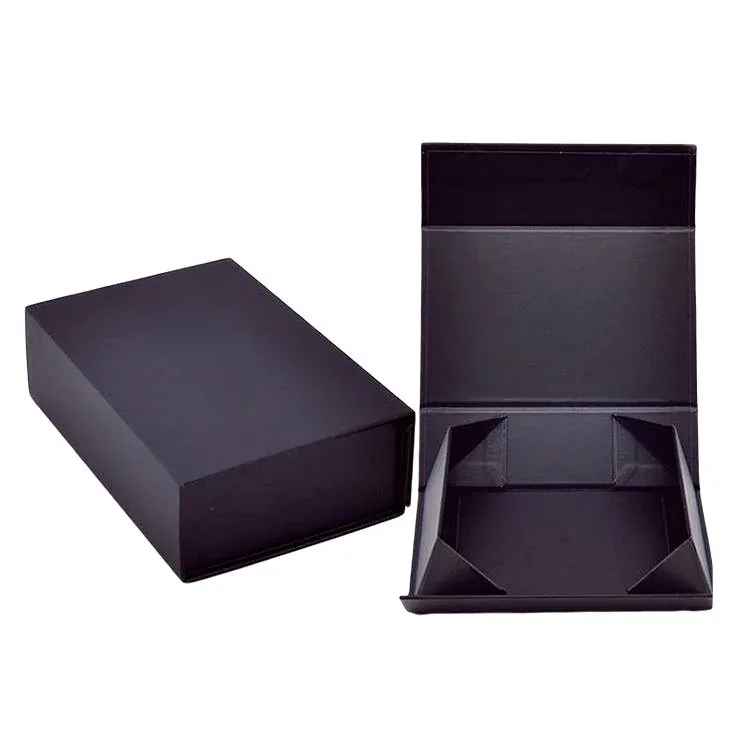 Custom Deep Plum Hinged Gift Box