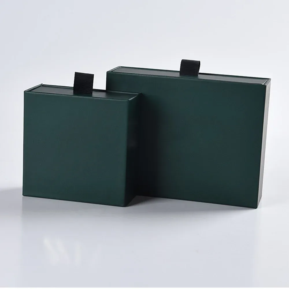 Custom Forest Green Jewelry Drawer Box