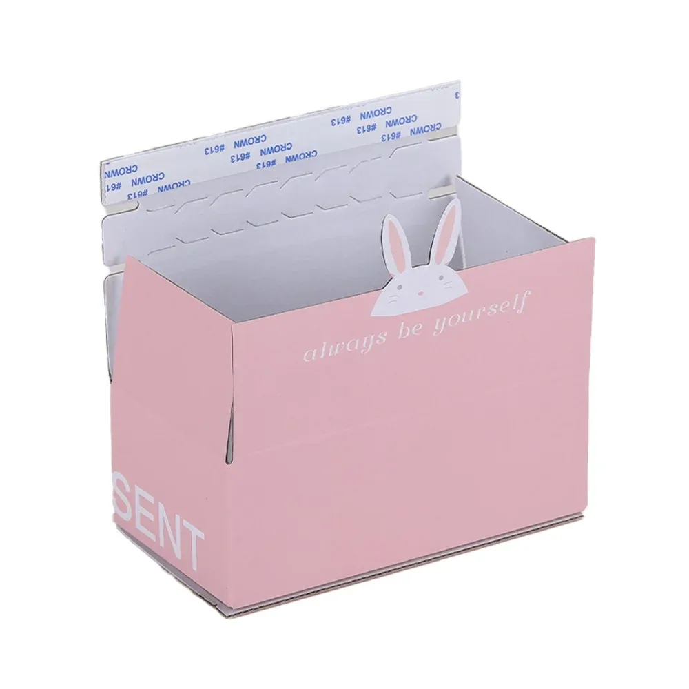 Custom Pink Tear-Strip Shipping Carton view 2