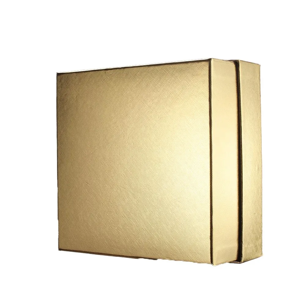 Custom Gold-Tone Two-Piece Gift Box