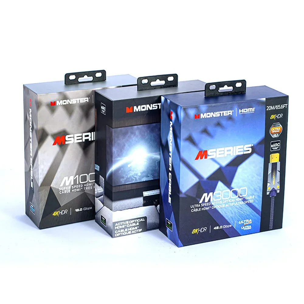 Custom Printed Retail Cartons with Hanging Tabs