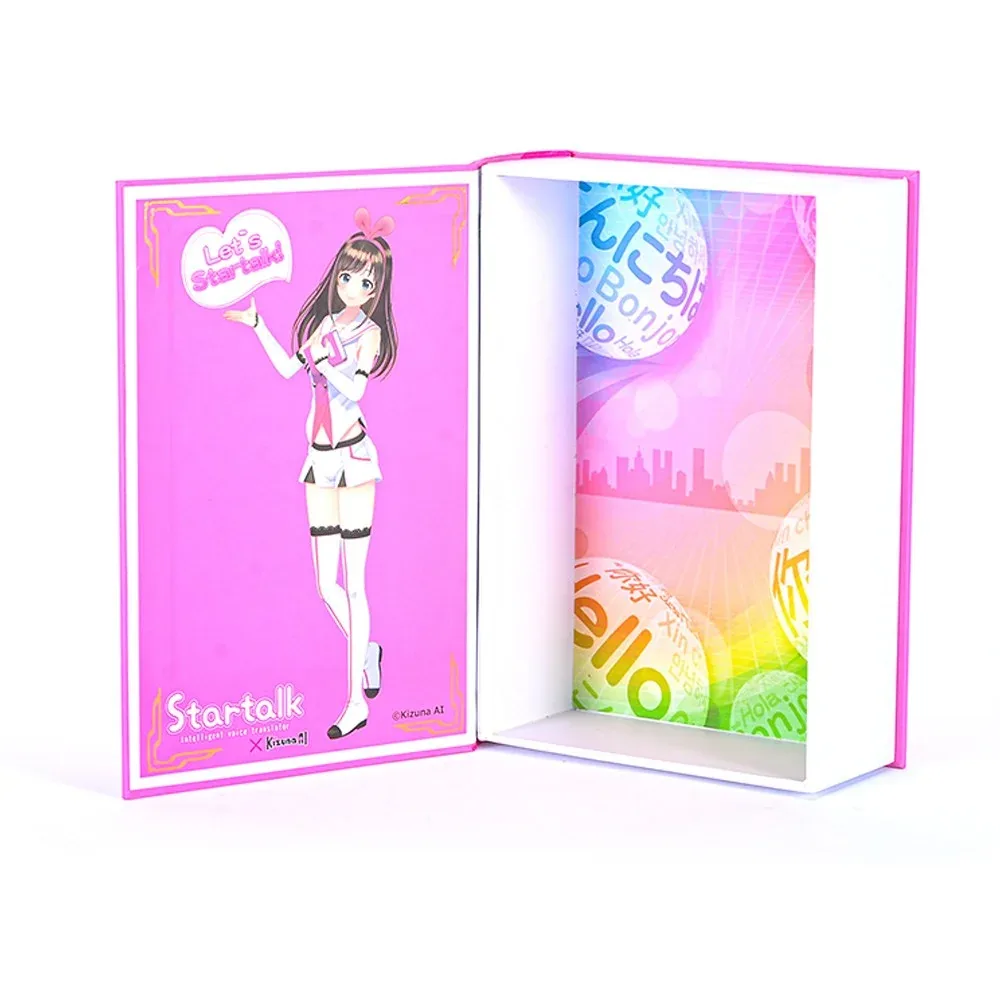 Custom Pink Book-Style Presentation Packaging