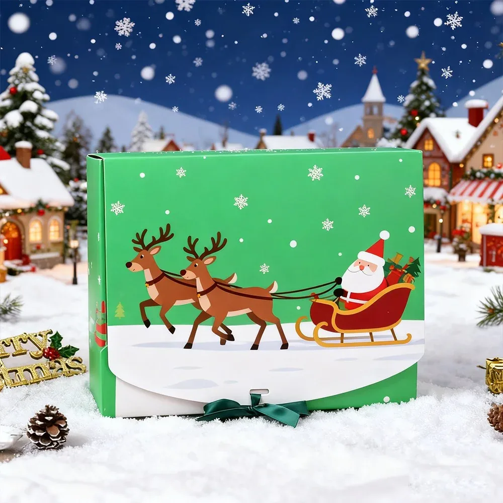 Custom Christmas Sleigh Paper Gift Bag