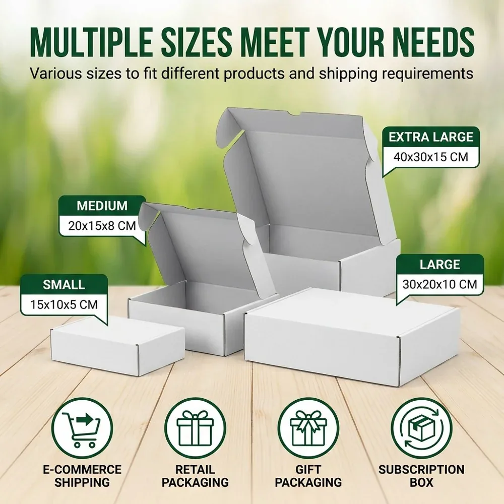 Custom White Mailer Boxes