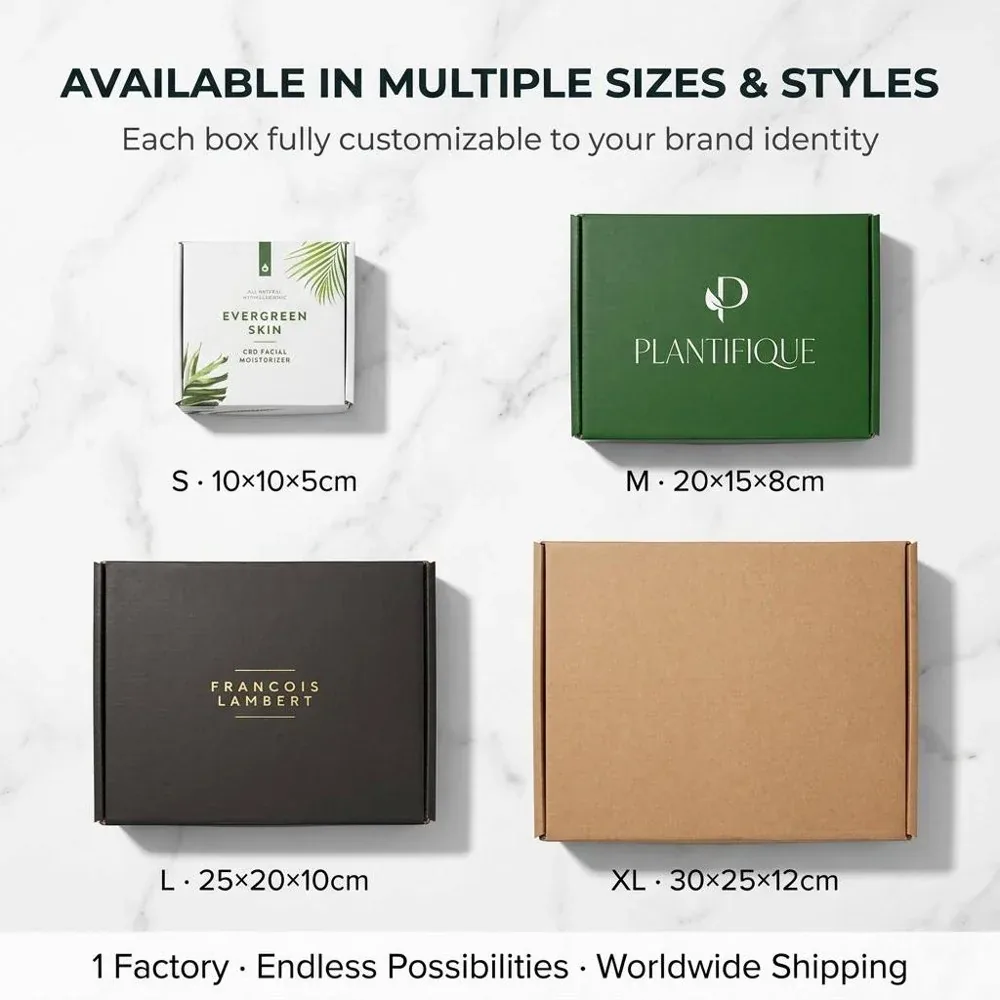 Custom Printed Mailer Box Size Collection