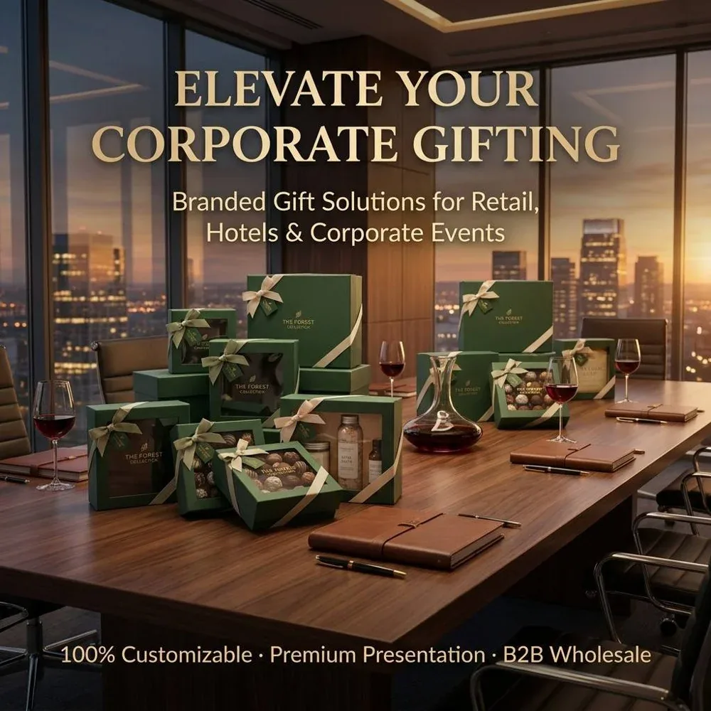 Custom Green Gift Packaging Collection view 2